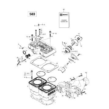 01- Cylinder, Exhaust Manifold (583)