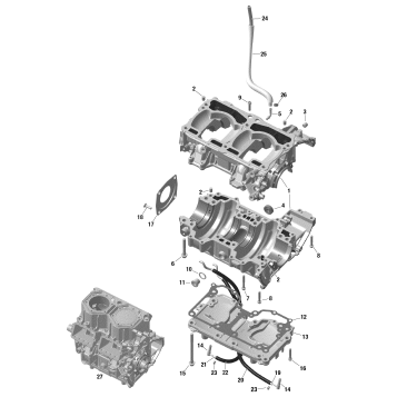 01- Rotax - Crankcase - Shot