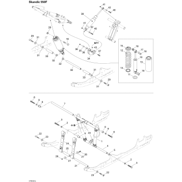 08- Front Arm SKANDIC 550F