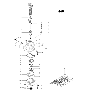 02- Carburetors (440F)