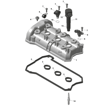 01- ROTAX - Valve Cover