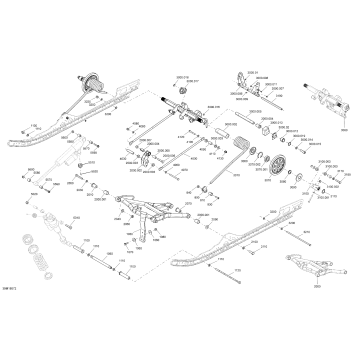 08- Rear Suspension MXZ - Package Blizzard - Superior
