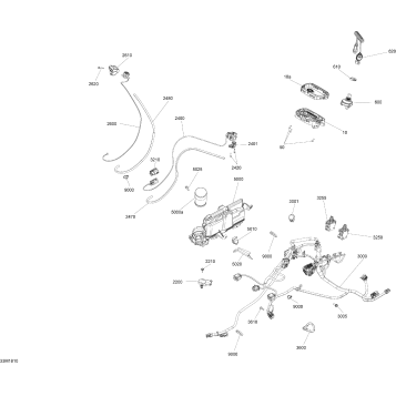 10- Electrical System Freeride, Summit - 850 E-TEC - Manual Starter