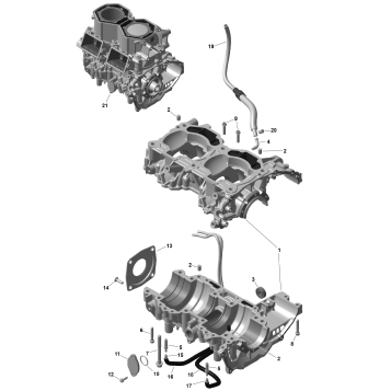 01- ROTAX - Crankcase