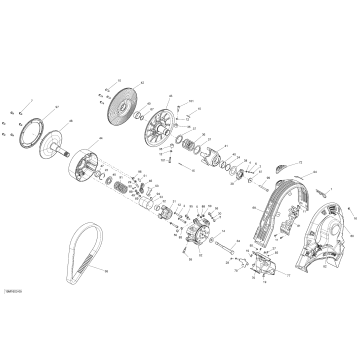05- Pulley System - 600 CARB