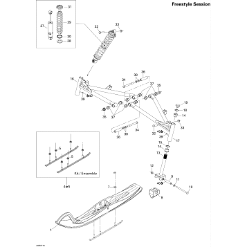 07- Front Suspension And Ski 550F