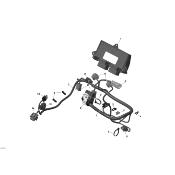 10- Engine Harness And Electronic Module