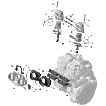 01- Engine - EFI - 600R E-ETEC