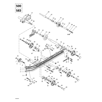 08- Rear Suspension (500LC, 583)