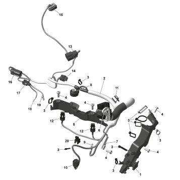 01- ROTAX - Engine Harness And Electronic Module