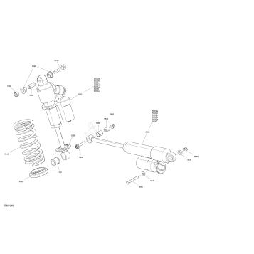 08- Rear Shocks - 600 Racing