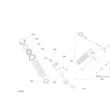 08- Suspension, Rear - Shocks - Sport