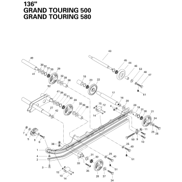 08- Rear Suspension 500, 580