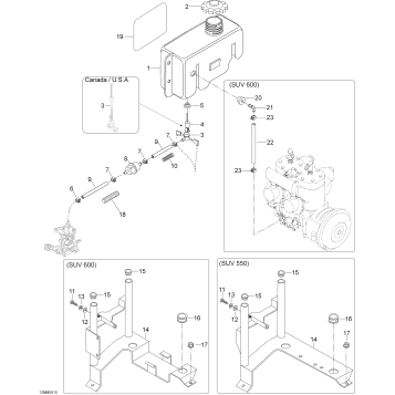 02- Oil System , 600 SUV