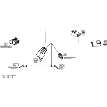 10- Electrical Harness Starter Harness_43M1513b