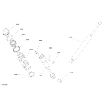 08- Suspension, Rear - Shocks - LE