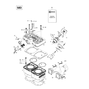 01- Cylinder, Exhaust Manifold (583)