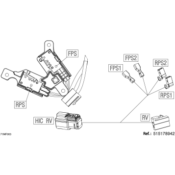 08- Electric - Reverse Wiring Harness - 515178942