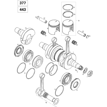 01- Crankshaft And Pistons 443
