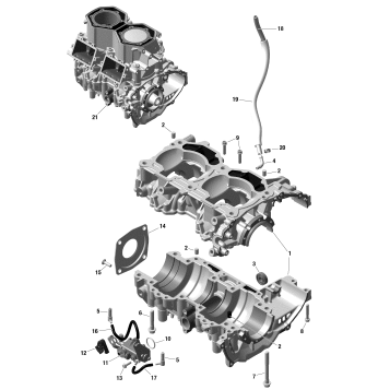 01- Rotax - Crankcase