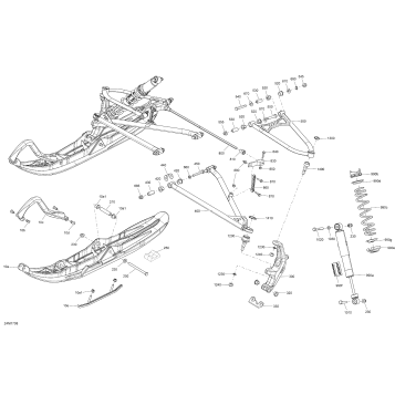 07- Front Suspension And Ski - All Models