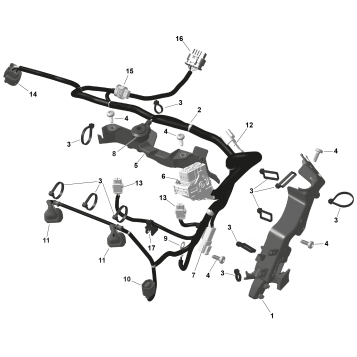 01- ROTAX - Engine Harness And Electronic Module