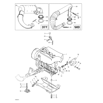 01- Engine Support And Muffler