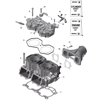 01- ROTAX - Cylinder Head