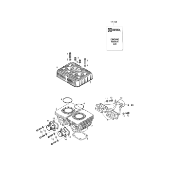 01- Cylinder, Exhaust Manifold