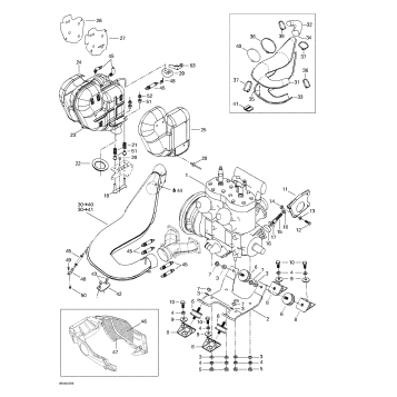 01- Engine Support And Muffler