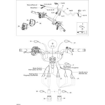 10- Steering Wiring Harness 600 HO SDI
