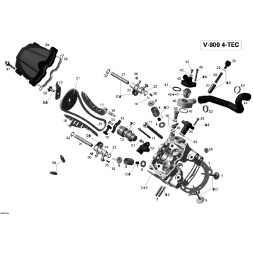 01- Cylinder Head, Front