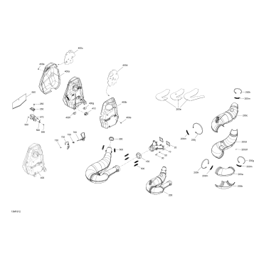 01- Exhaust Tundra - 600HO E-TEC