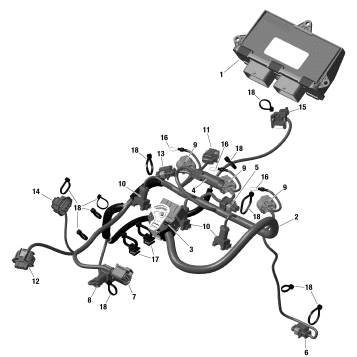 10- Electric - Engine Harness And Electronic Module