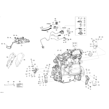 01- Engine And Engine Support - 1200 4-TEC