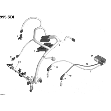 10- Engine Harness And Electronic Module, Mach, MXZ, HM EUR
