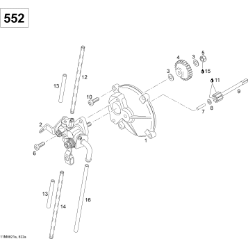 02- Oil Pump SWT 550F