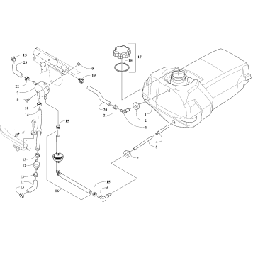 Gas Tank and Fuel Pump