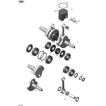 01- Crankshaft And Pistons _02R1519