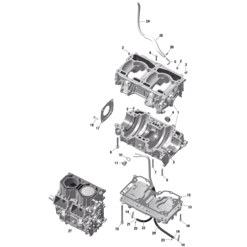 01- ROTAX - Crankcase