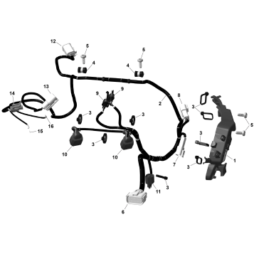 01- ROTAX - Engine Harness And Electronic Module