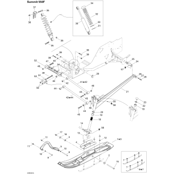 07- Front Suspension SUMMIT 550F