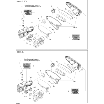 02- Air Intake System 600HO