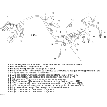 10- Engine Harness And Electronic Module