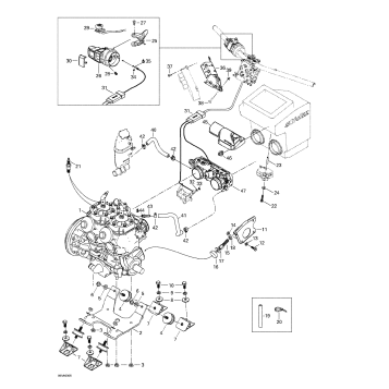 01- Engine Support, Dpm, Throttle Handle
