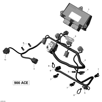 10- Engine Harness And Electronic Module