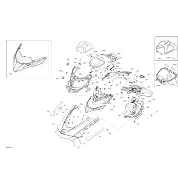 09- Body - Hood Section - XRS - Can-Am Red