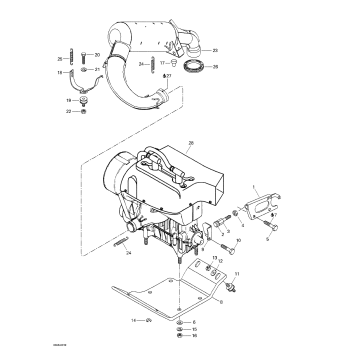 01- Engine Support And Muffler