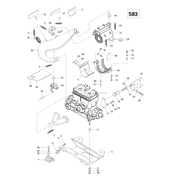 01- Engine Support And Muffler (583)
