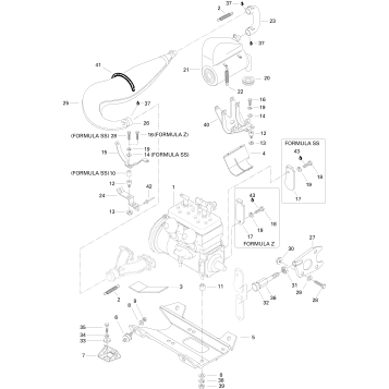 01- Engine And Engine Support FORMULA SS